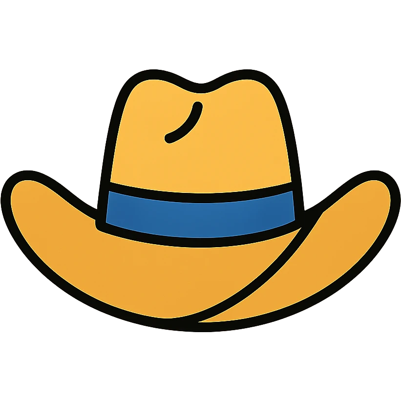 Texas cowboy hat emoji