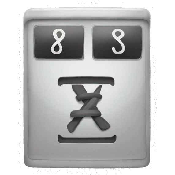 Draw a scale with blinking text 99.8kg emoji