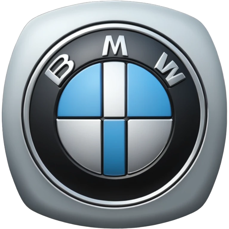 Bmw symbol real without double layer  emoji