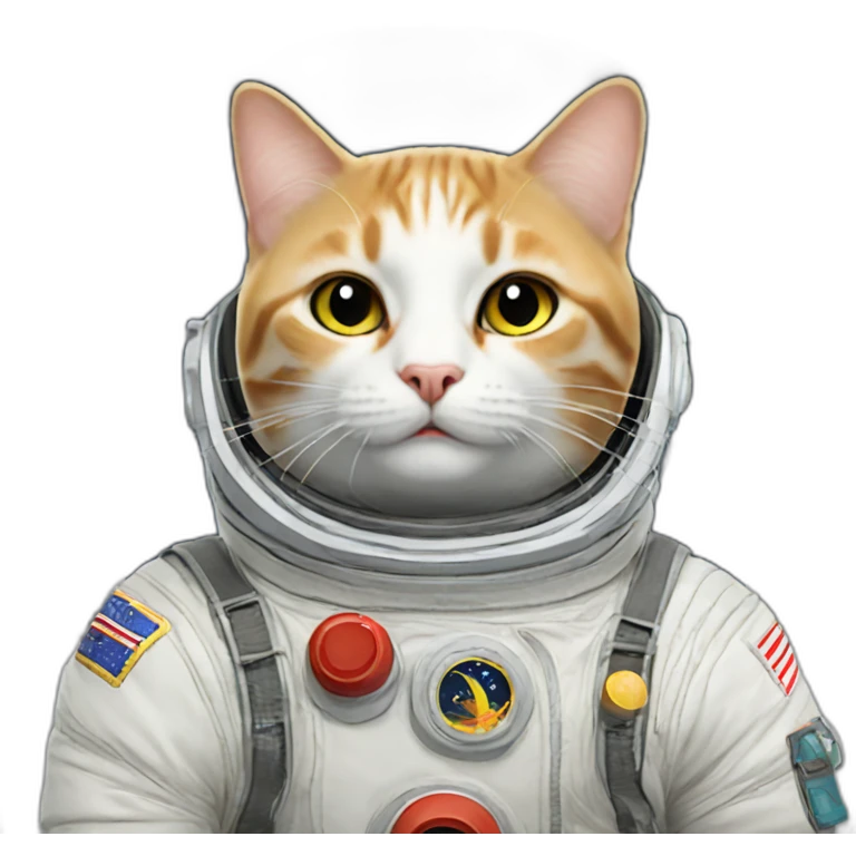 cat-cosmonaut- Chinese emoji