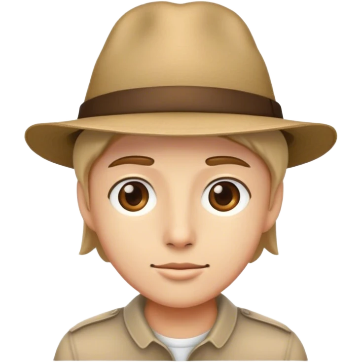wearing a hat emoji