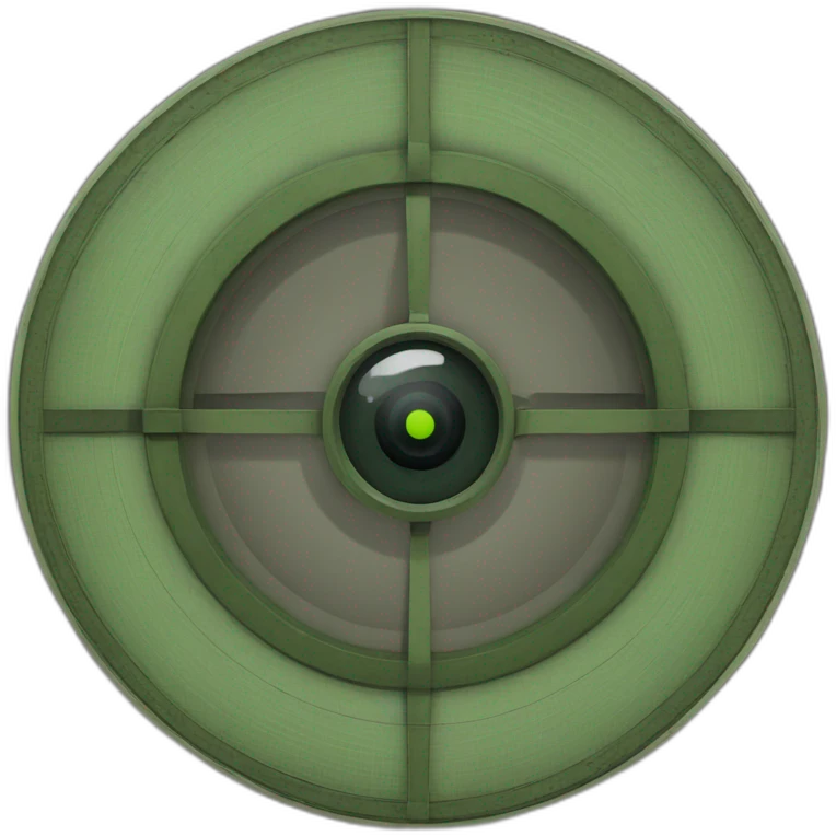 sniper's scope emoji