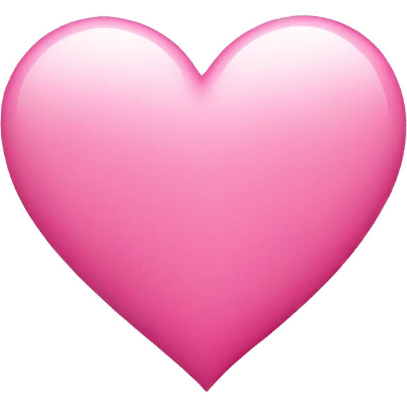 Pink heart emoji