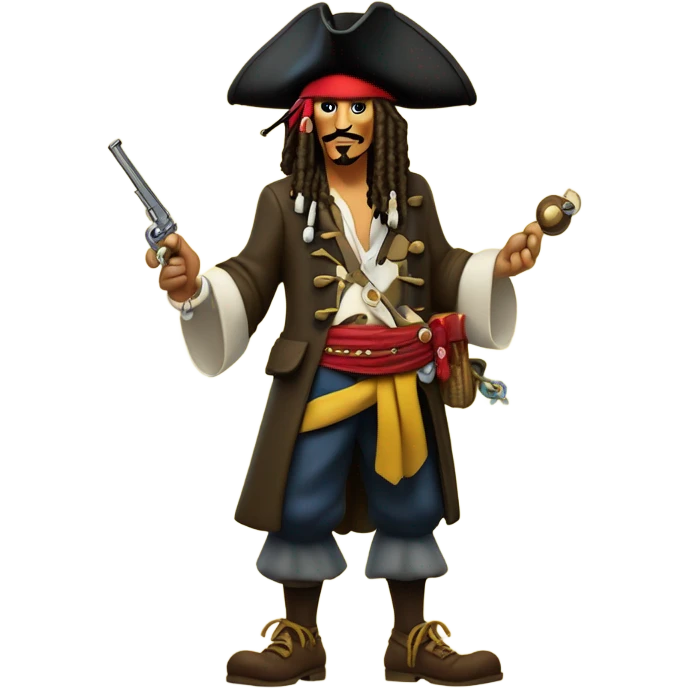 Jack sparrow and Mickey Mouse emoji