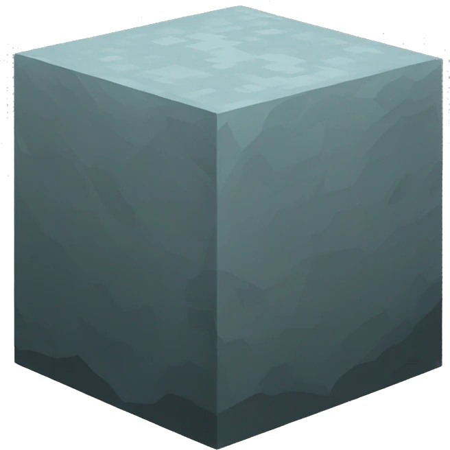 Minecraft stone block emoji