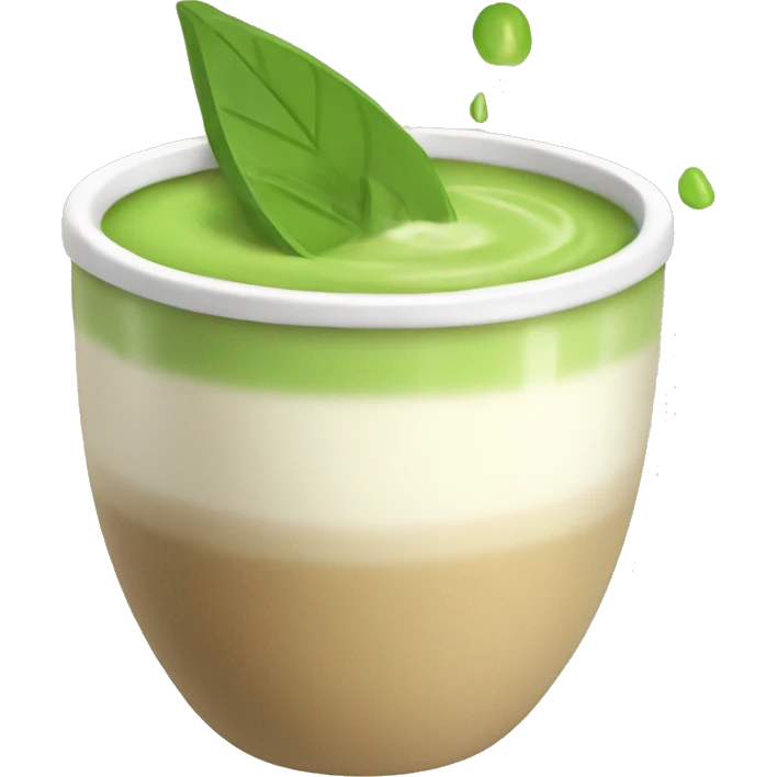 Matcha latte  emoji