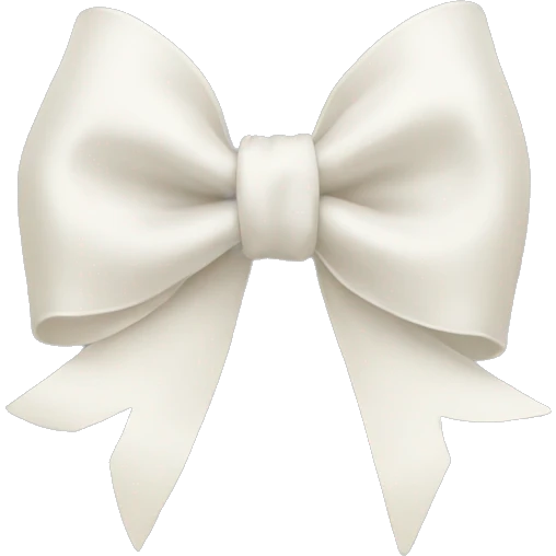 Off White bow emoji