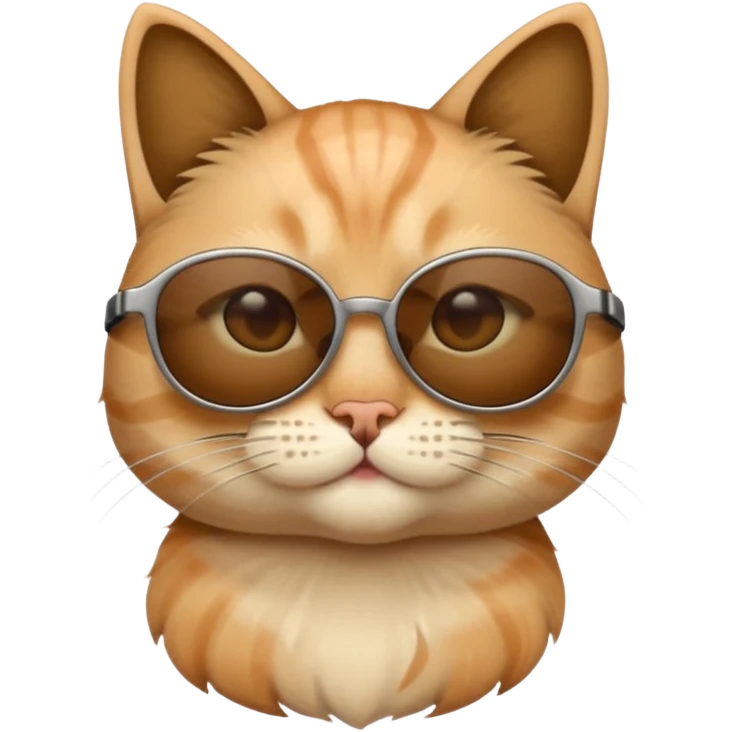 Cat wearing sunglasses emoji