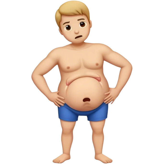 belly cramp emoji