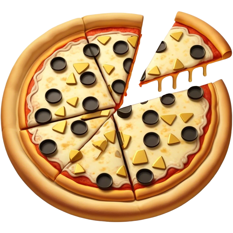 Pizza with gold bars emoji