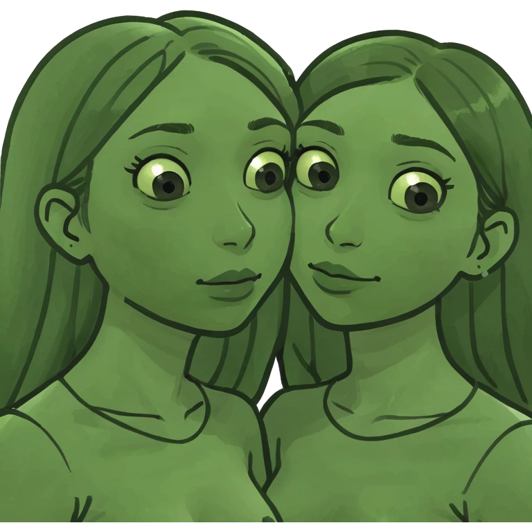 2 красивые девочки объятья emoji
