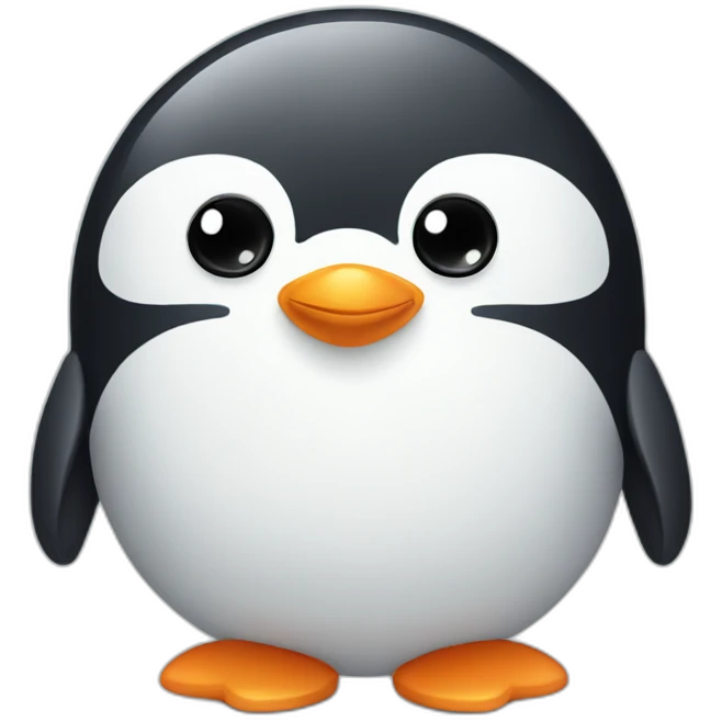 cute penguin emoji