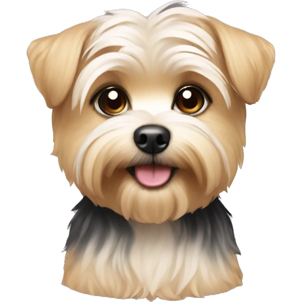 Cute morkie  emoji