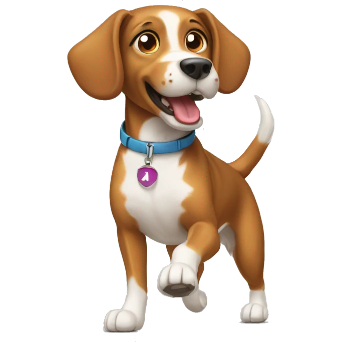 run dog emoji