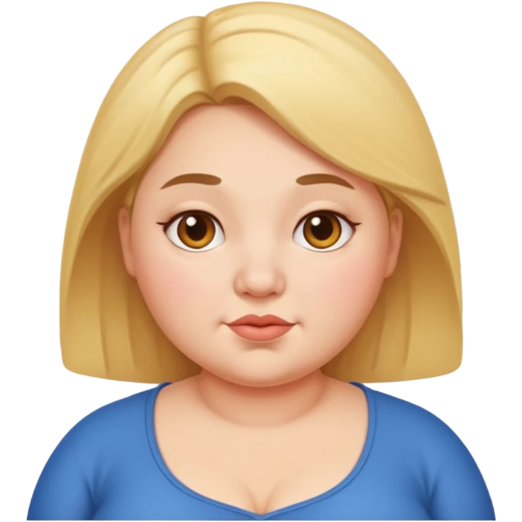 약간 통통한 여자 emoji