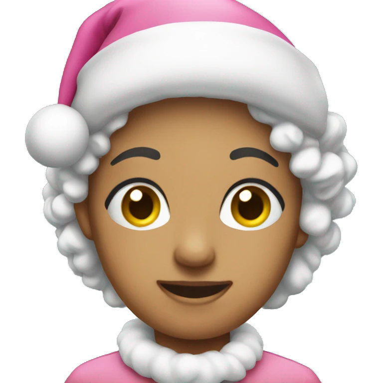 Pink christmas  emoji
