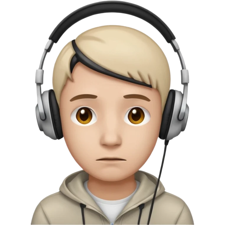 🎧🙁 emoji