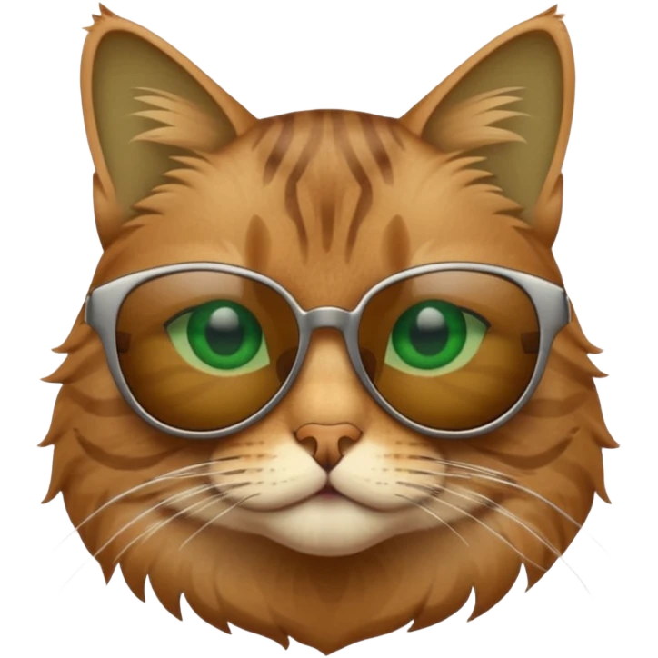 Cat wearing sunglasses emoji