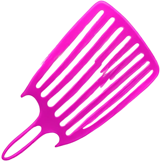 Pink comb emoji