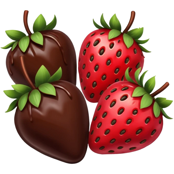 chocolate covered fruit emoji