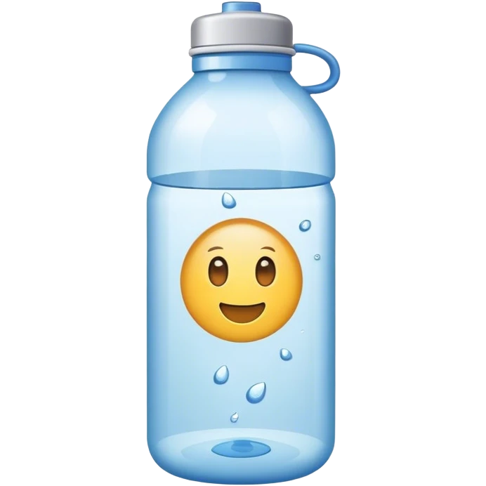 Water bottle emoji