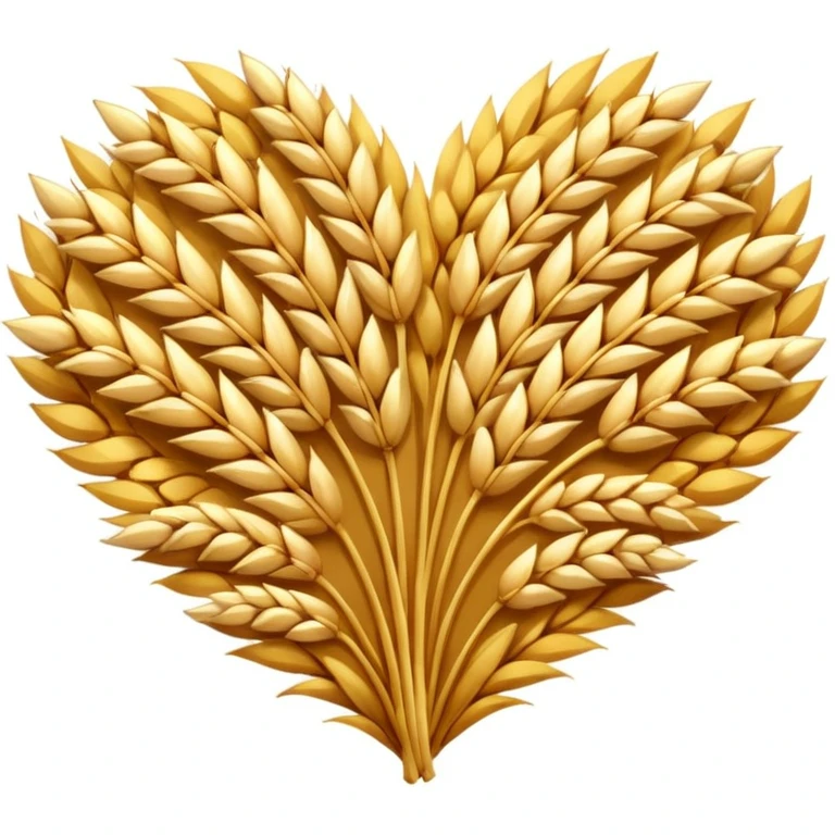 harvest field themed heart emoji