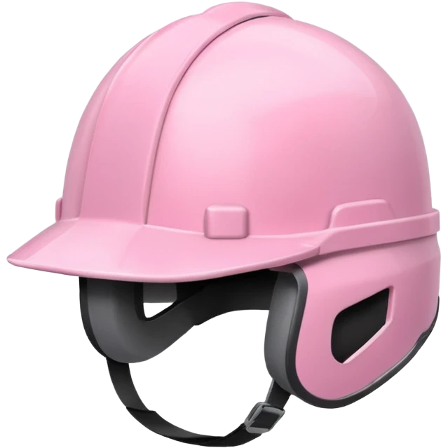 Casque rose pastel emoji