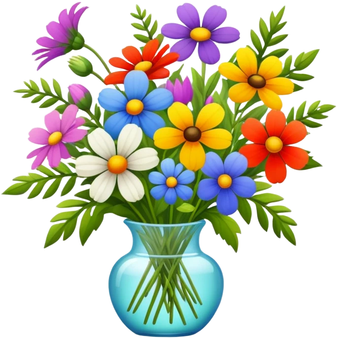 Wildflower bouquet emoji