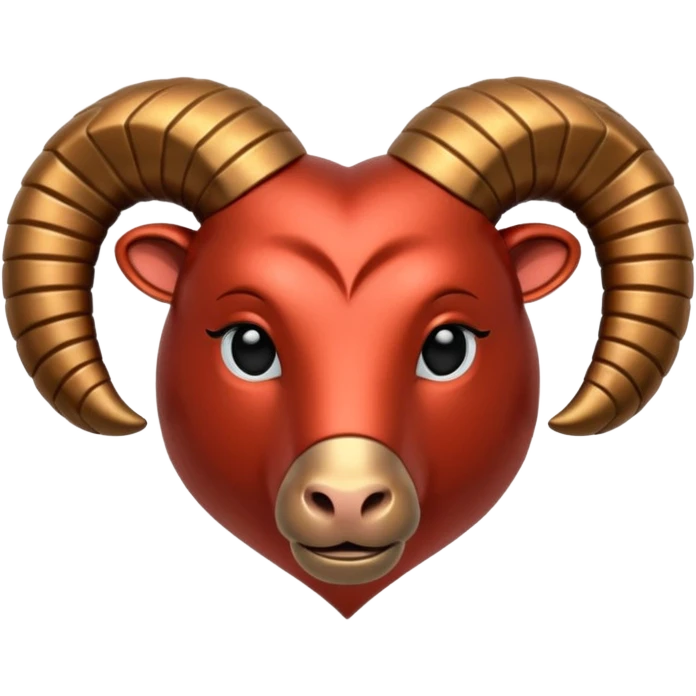 Aries heart emoji
