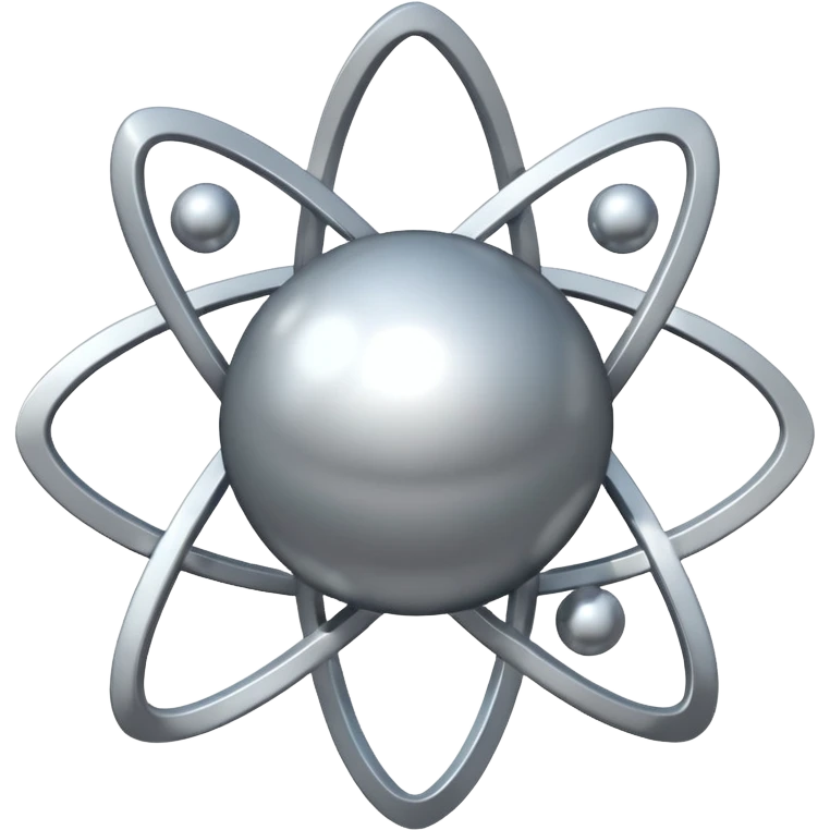 stylized magnesium atom emoji