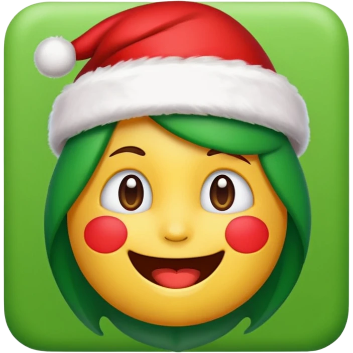 Cute christmas emoji emoji