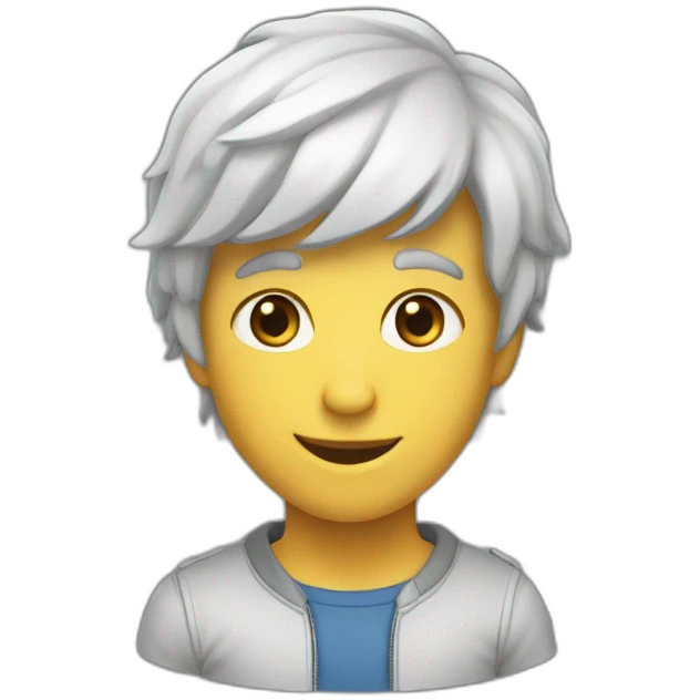 Кот в новогодней шапке emoji
