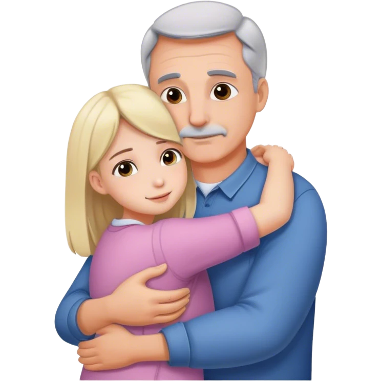 Daughter loves dad emoji