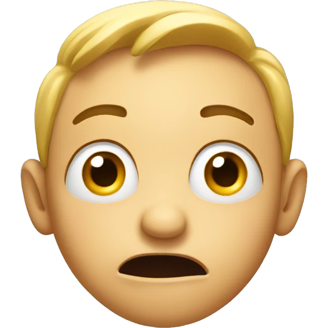 surprised face emoji