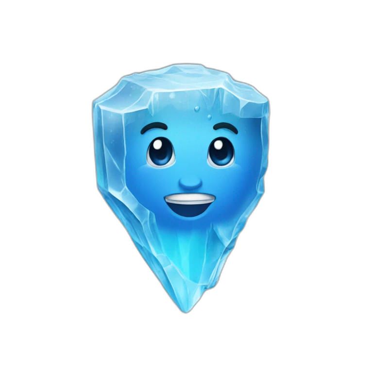 blue ice emoji