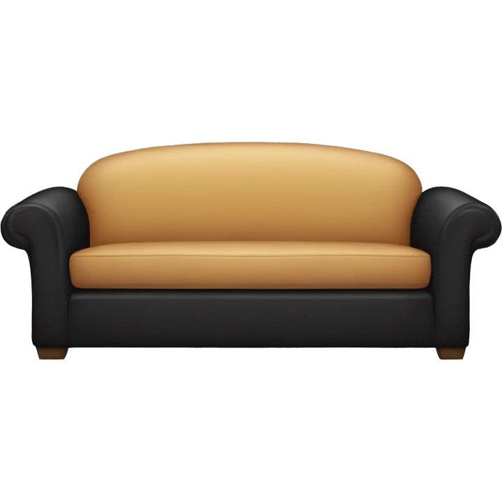 The black couch emoji
