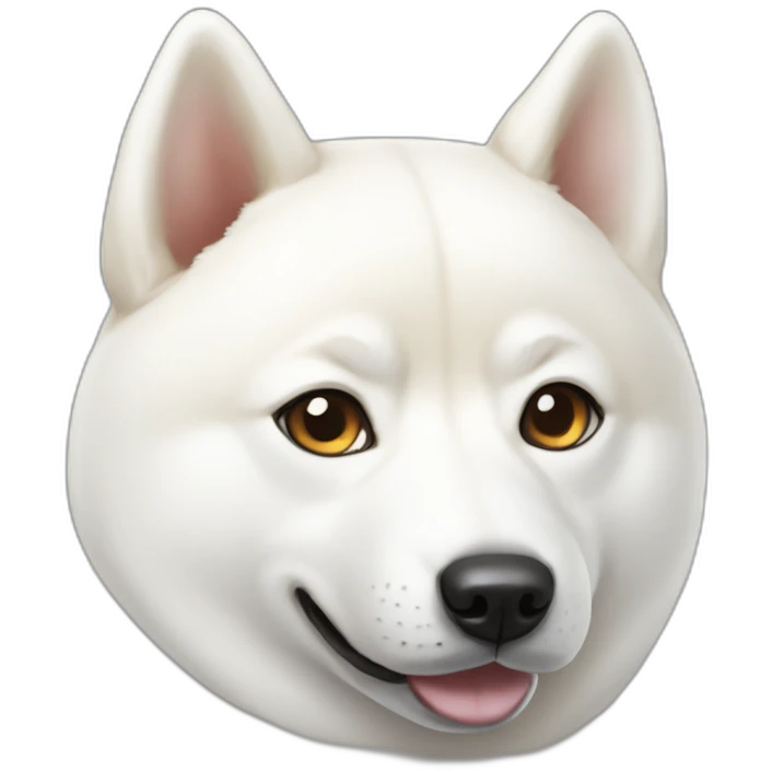 white shiba inu emoji
