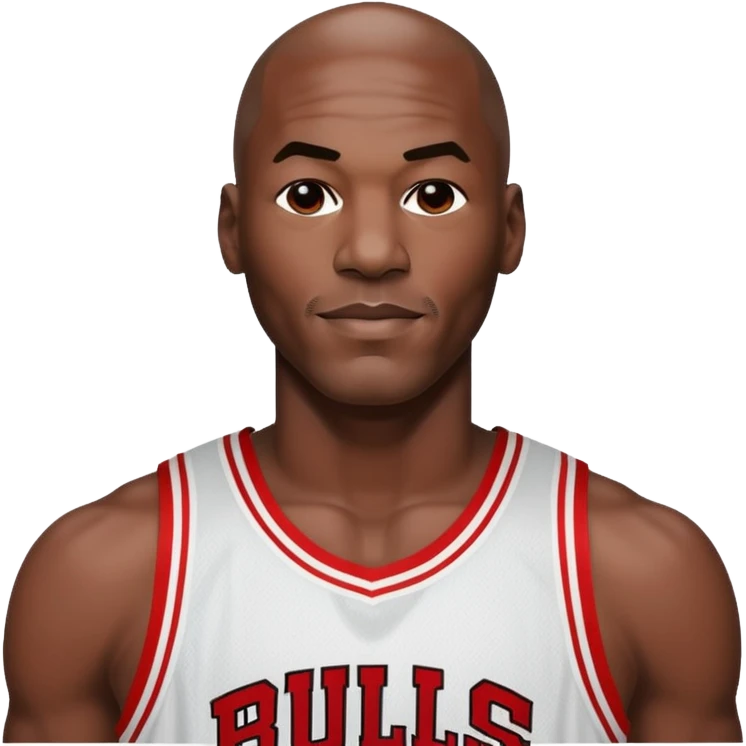 Michael Jordan wearing his Chicago bulls jersey number 23 emoji