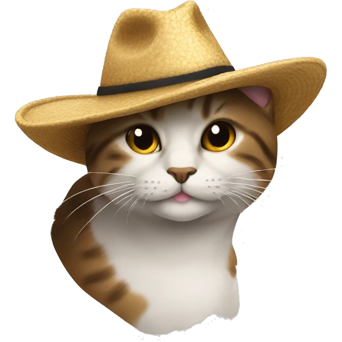 Gato con sombrero  emoji