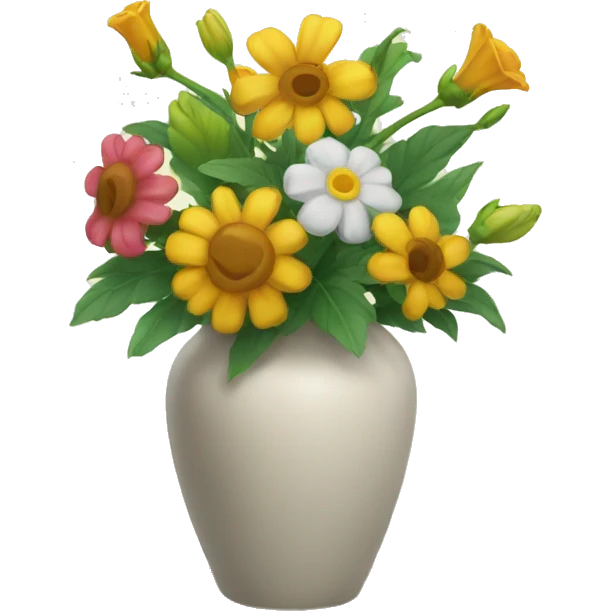 Flower vase emoji