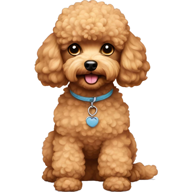 apricot toy poodle emoji