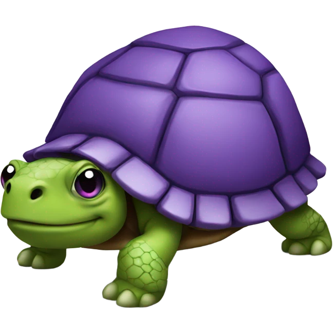 Purple turtle emoji