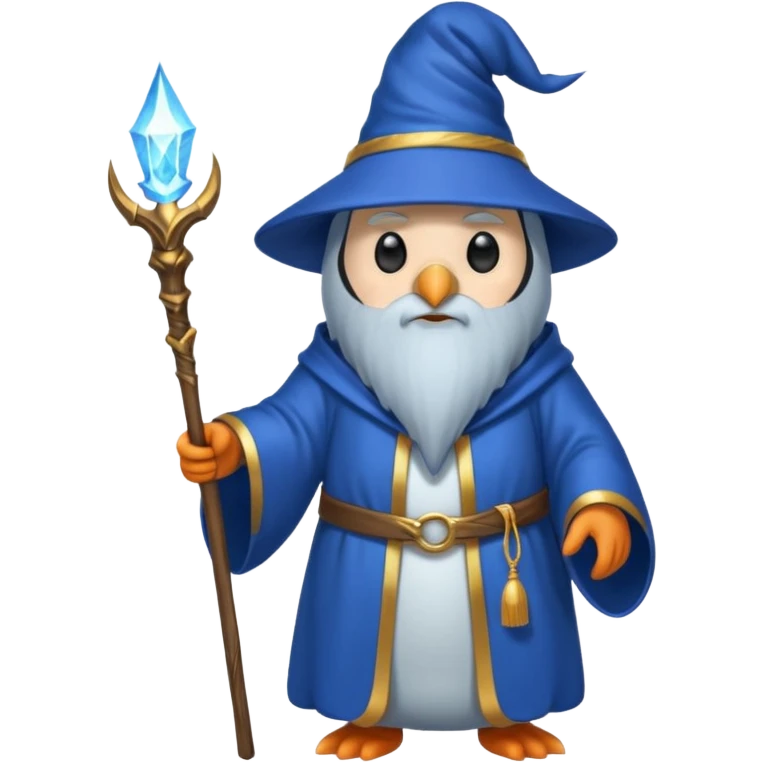 Penguin Wizard emoji