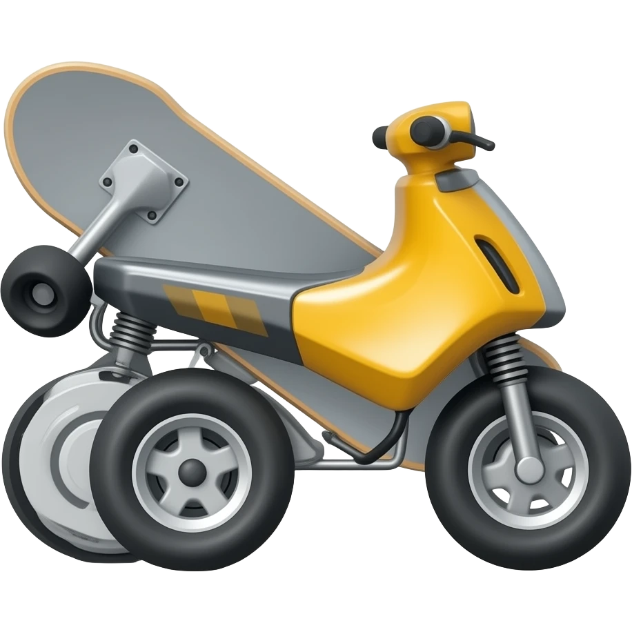 Patin de 4 ruedas emoji