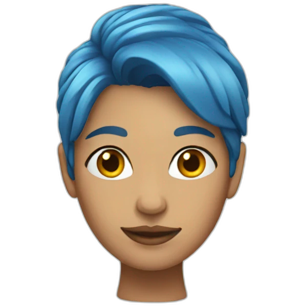 blue-hair-woman emoji
