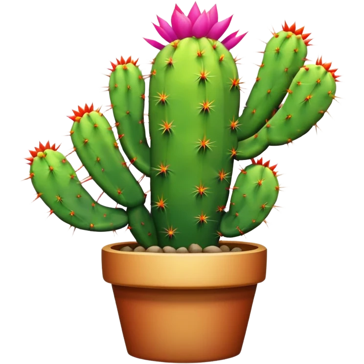 Rainbow cactus  emoji