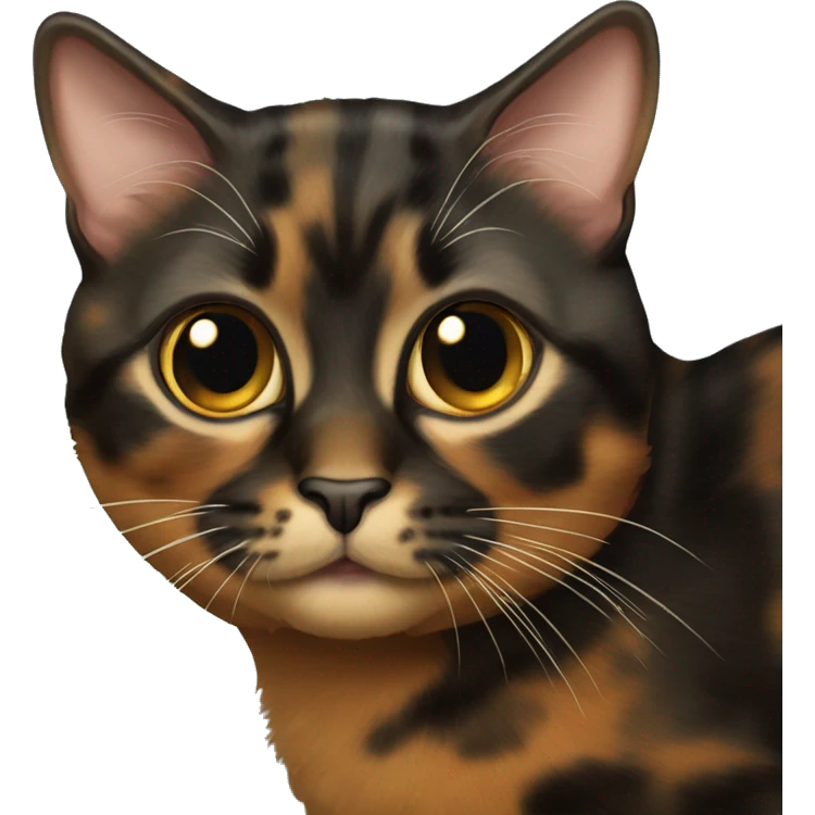 Tortoiseshell cat emoji