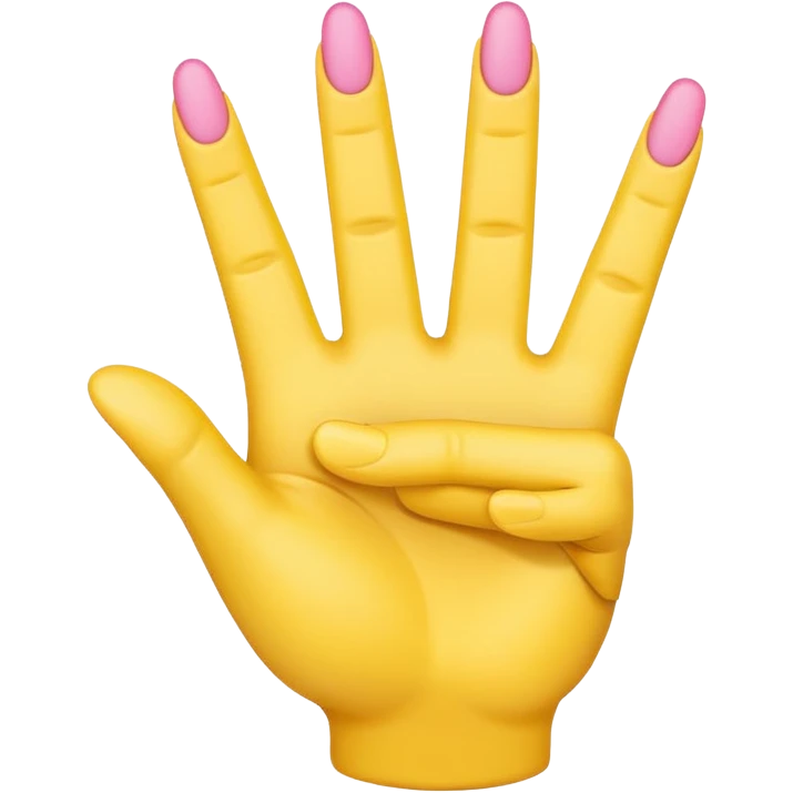 2 in the pink 1 in the stink yellow hand emoji emoji