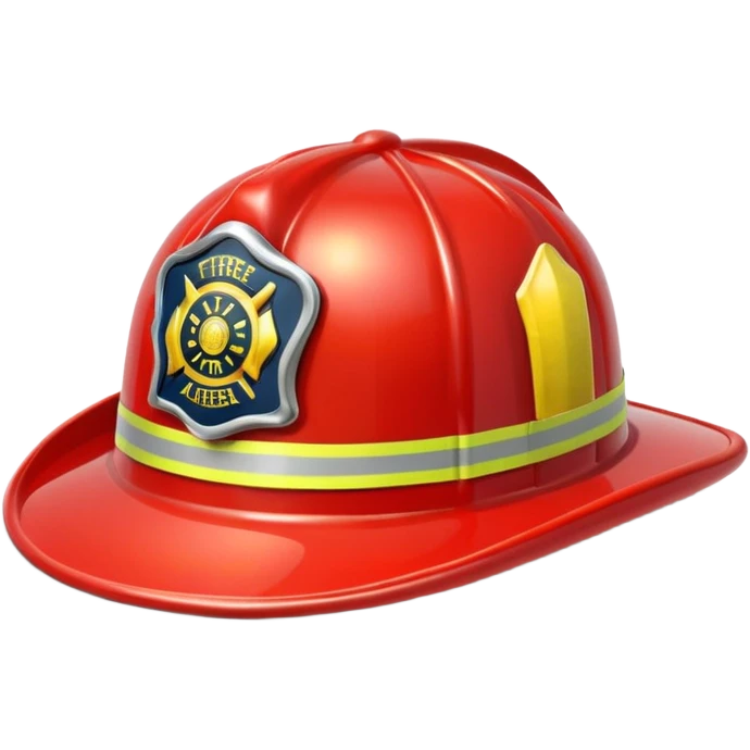 firefighter's hat emoji