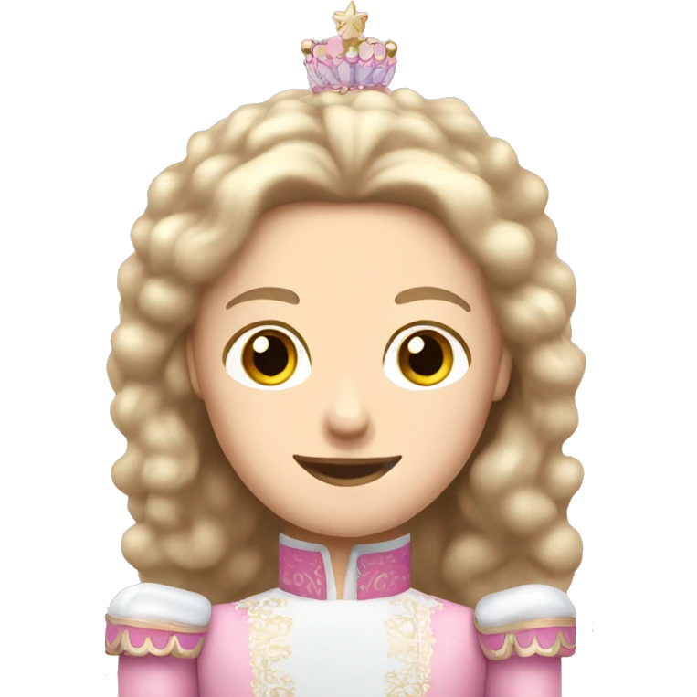 Light pink nutcracker Caucasian emoji